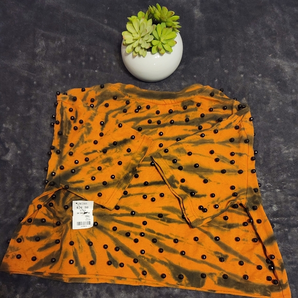 NWT AKIRA crop top Tye Dye - Picture 2 of 5